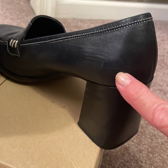 Coach Fiona Calf Navy Size 8.5 - Picture 7 of 7